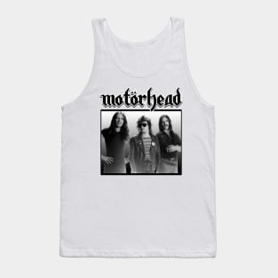 Motorhead Black White Black Tank Top